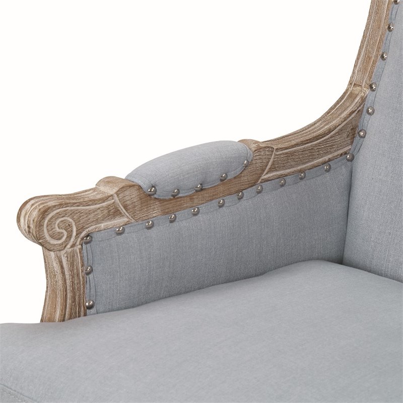 Homesphere Furniture Contemporary Accent Chair in Light Blue