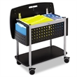 Homesphere Furniture Contemporary Mobile File with Worksurface in Black