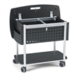 Homesphere Furniture Contemporary Mobile File with Worksurface in Black