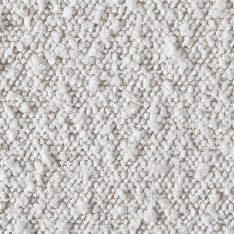 Homesphere Furniture Contemporary Cream Boucle Fabric King Bed