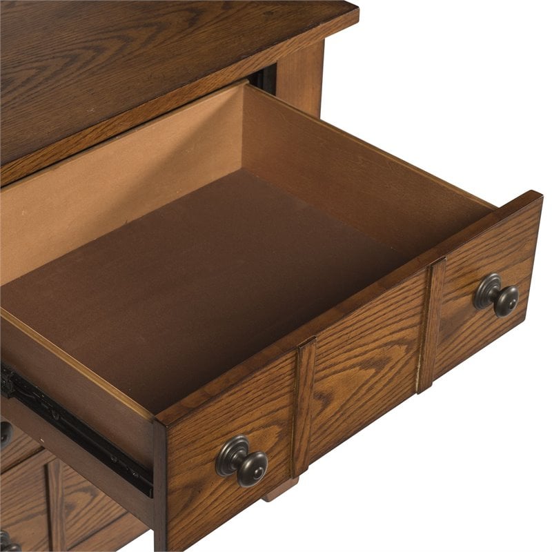 Homesphere Furniture Contemporary Cabin Medium Brown Night Stand