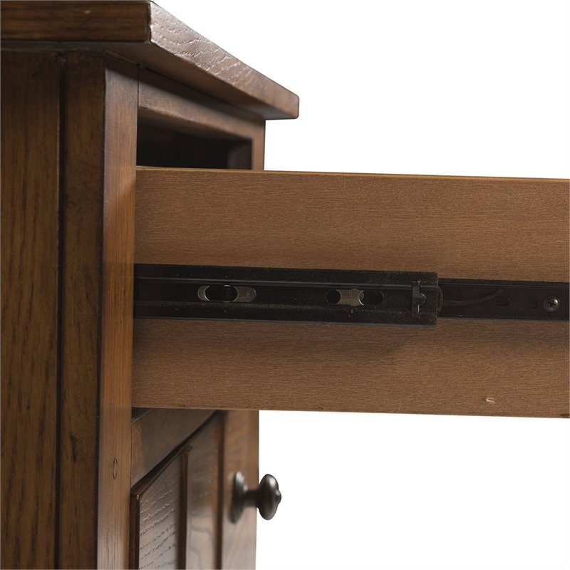Homesphere Furniture Contemporary Cabin Medium Brown Night Stand