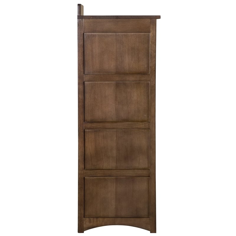 Homesphere Furniture Modern 2-Drawer Wood File Cabinet in Cherry