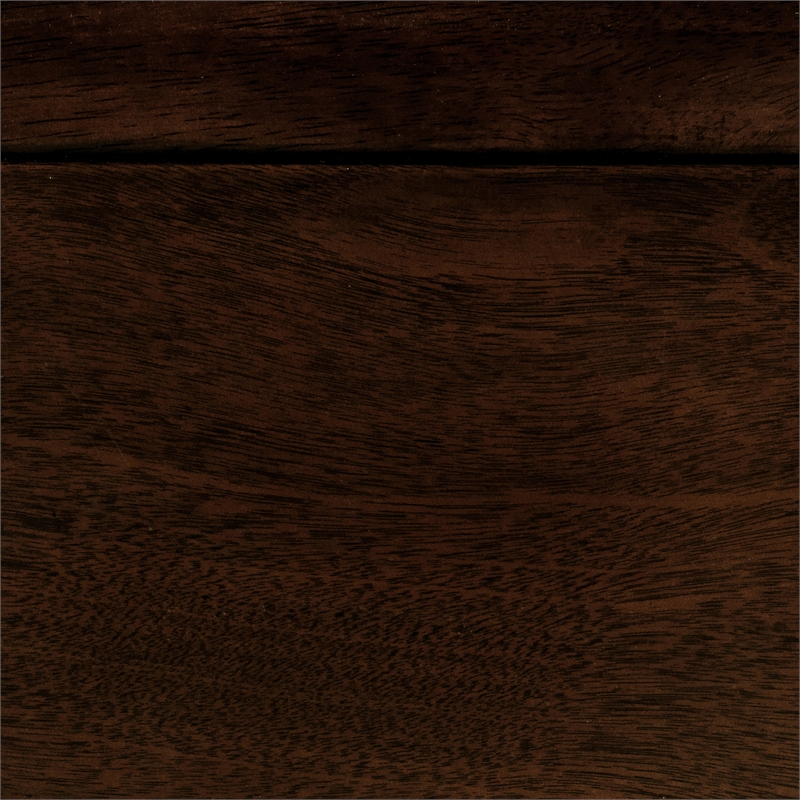 Homesphere Furniture Traditional Wood California King Sleigh Bed in Brown Cherry
