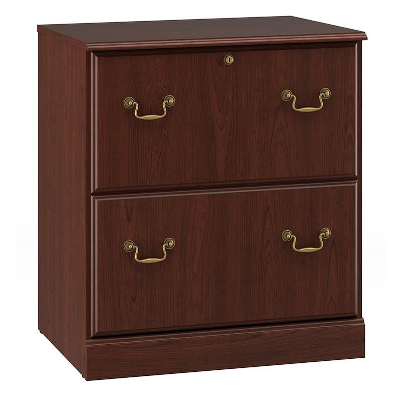 Homesphere Furniture Modern Lateral File Cabinet in Harvest Cherry