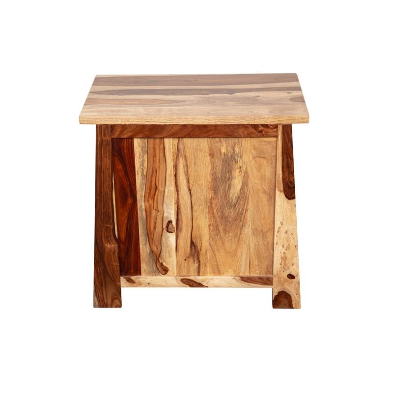 Homesphere Furniture Solid Sheesham Wood 1 Drawer Nighstand