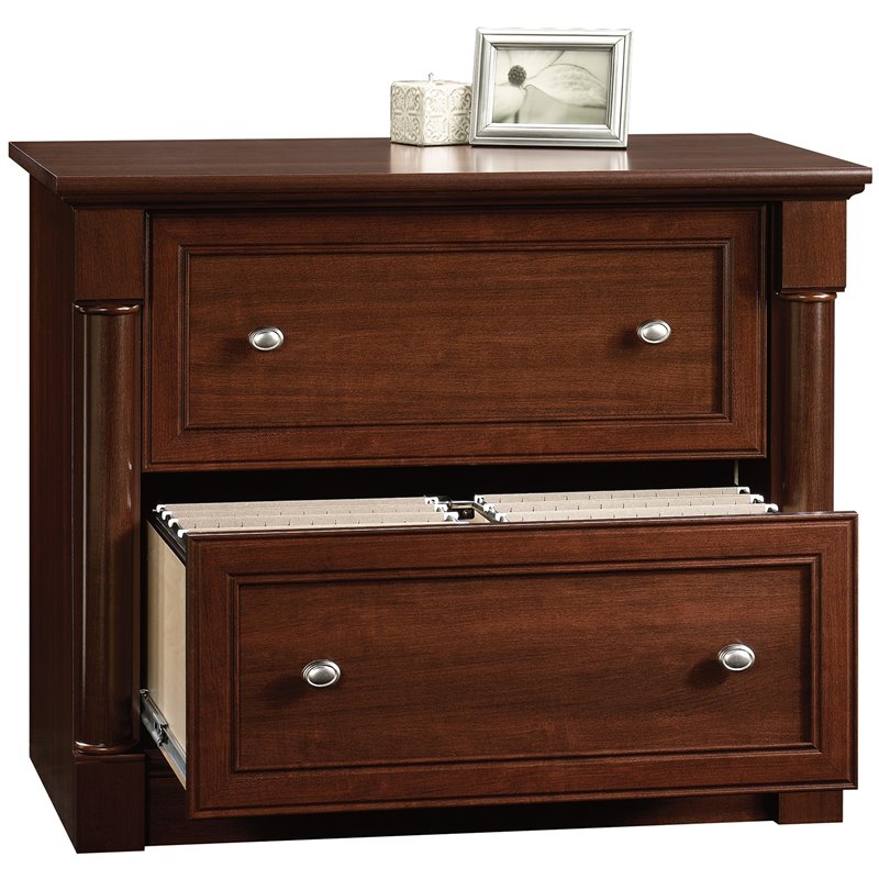 Homesphere Furniture Wood 2-Drawer Lateral File Cabinet - Select Cherry