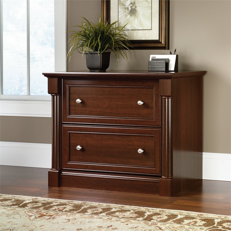 Homesphere Furniture Wood 2-Drawer Lateral File Cabinet - Select Cherry
