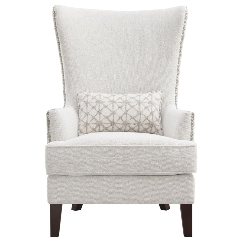 Homesphere Furniture Upholstered Fabric Accent Chair with in Latte