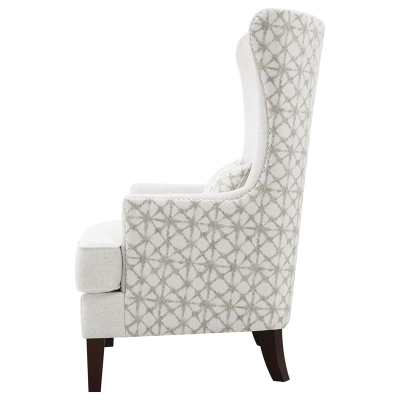 Homesphere Furniture Upholstered Fabric Accent Chair with in Latte