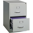 Homesphere Furniture 2 Drawer Legal Width Metal Vertical File Cabinet Light Gray