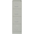 Homesphere Furniture 4 Drawer Letter Width Vertical File Cabinet - Light Gray