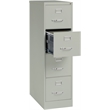 Homesphere Furniture 4 Drawer Letter Width Vertical File Cabinet - Light Gray
