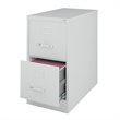 Homesphere Furniture 2 Drawer Letter Width Vertical File Cabinet Light Gray