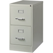 Homesphere Furniture 2 Drawer Letter Width Vertical File Cabinet Light Gray