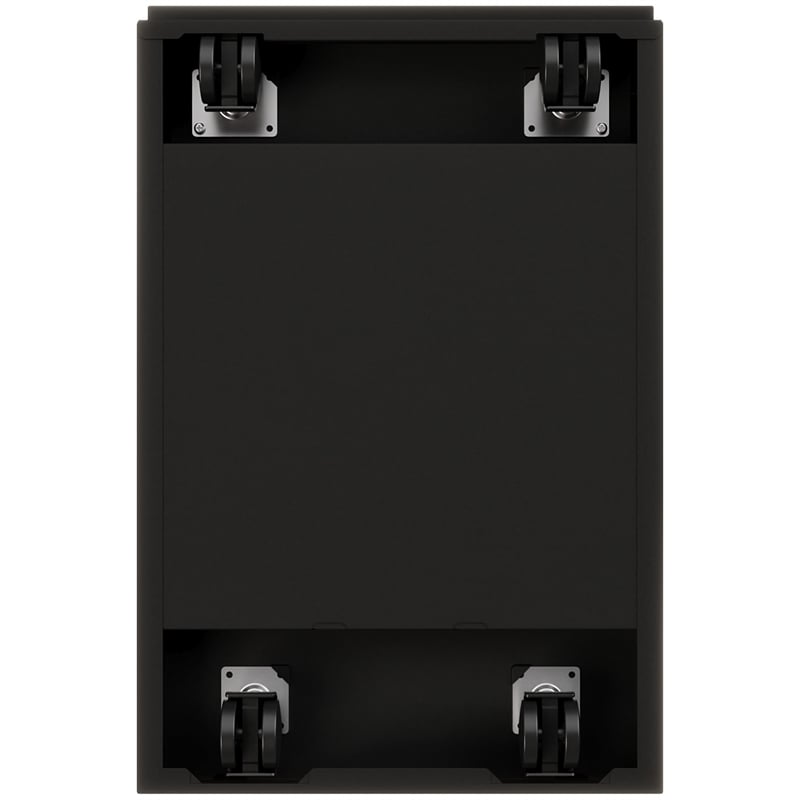 Homesphere Furniture Metal Mobile Pedestal File 3-Drawer Box/File - Black