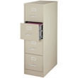 Homesphere Furniture 4 Drawer Letter Width Vertical File Cabinet Putty/Beige