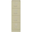 Homesphere Furniture 4 Drawer Letter Width Vertical File Cabinet Putty/Beige