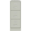 Homesphere Furniture 3-Drawer Letter Width Vertical File Cabinet - Light Gray