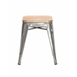 Plata Import Maple Wooden Top Bar Stools 18in (Set of 4)