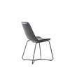 Plata Import Carbon Loft Patsy Dining Chair in Black Faux Leather (Set of 2)