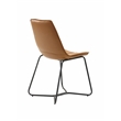Plata Import Carbon Loft Patsy Dining Chair in Tan Faux Leather (Set of 2)