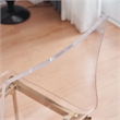 Clear Acrylic Chiaro Dining Chair with Silver Legs (Set of 2)