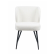 Eleonora Modern Fabric Boucle Dining Chair (Set of 2) In White