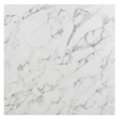 Lippa Tulip Round Marble Dining Table With Gold Base In Grey White
