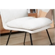 Plata Import Marlow Dining Chair in White Fabric (Set of 2)