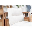 Plata Import Marlow Dining Chair in White Fabric (Set of 2)