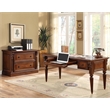 Parker House 2 Drawers Lateral Brown Wood Filing Cabinet Easy Assembly