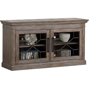 Parker House Sundance 63&quot Traditional Wood TV Console in Sandstone