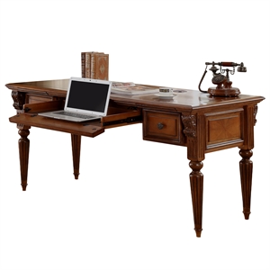 Parker House Huntington Traditional Wood Writing Desk in Brown
