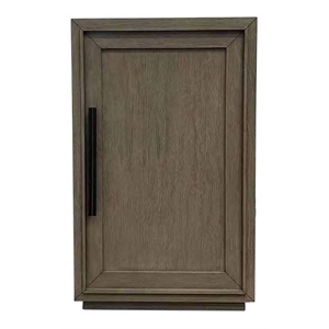 Parker House Pure Modern 22&quotW Wood Dining Bar Cabinet in Gray