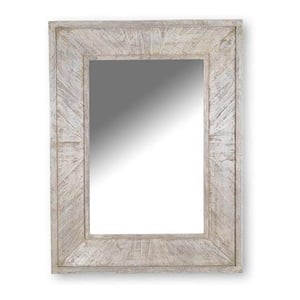 Parker House Crossings Monaco Wood Wall Mirror in Fossil Finish