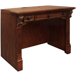Parker House Huntington 40&quotW Wood Library Desk in Brown Finish