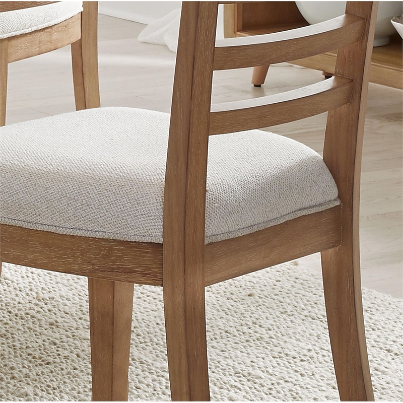 Parker House Escape 5 PC Wood Round Table & Ladderback Chairs in Natural