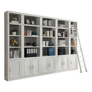 Parker House Catalina 6 Piece Small Library Wall with Ladder