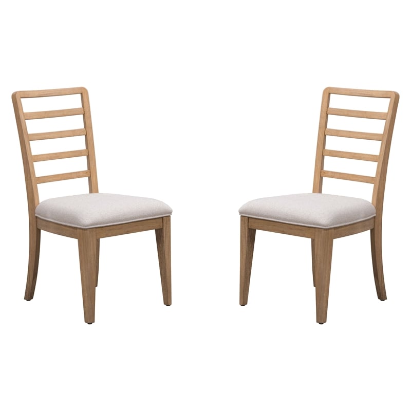 Parker House Escape Ladder Back Dining Chair in Natural Finish (2 Pack)