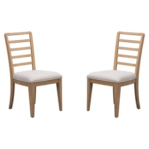Parker House Escape Ladder Back Dining Chair in Natural Finish (2 Pack)