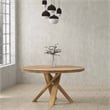 Parker House Crossings Downtown 60 In. Dining Table With 4 Upholstered Chairs