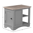 Parker House Americana Modern - Dove Cocktail Table with 2 Chairside Tables