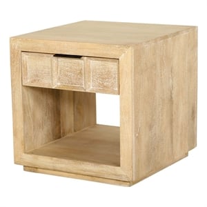 Parker House Laguna End Table in Bleached Natural Finish