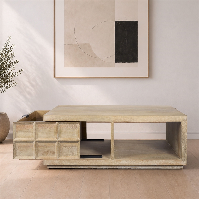 Parker House Laguna Rectangular Cocktail Table with 2 End Tables and Console