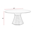 Parker House Portico - Dining Dining Table with 4 Ladderback Chairs