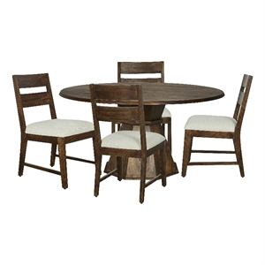 Parker House Portico - Dining Dining Table with 4 Ladderback Chairs