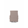Parker Living Carnegie Leather Power Cordless Swivel Glider Recliner in Pink