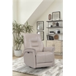 Parker Living Carnegie Leather Power Cordless Swivel Glider Recliner in Pink