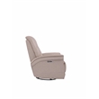 Parker Living Carnegie Leather Power Cordless Swivel Glider Recliner in Pink